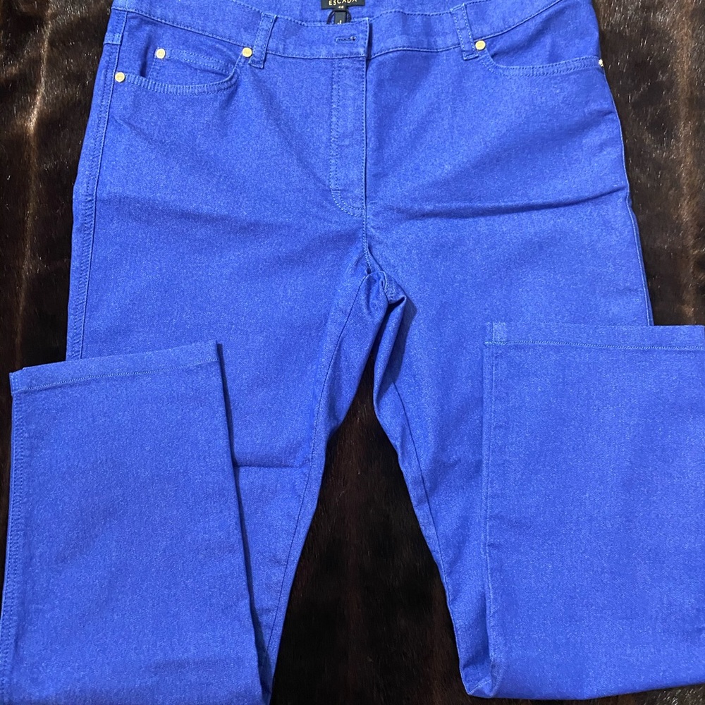 NEW Escada Straight Leg Stretch Jeans Size 14